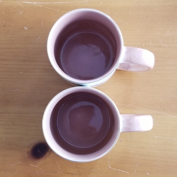 Saks Fifth Ave Set of 2 Beach Theme Coffee Mugs - Picture 2 of 11